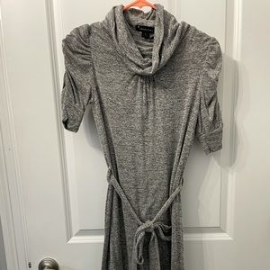 Heather gray, sweater dress